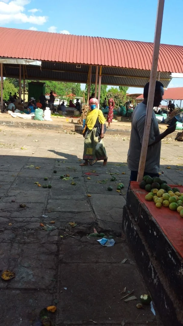 Fresh produce at a Kenyan market